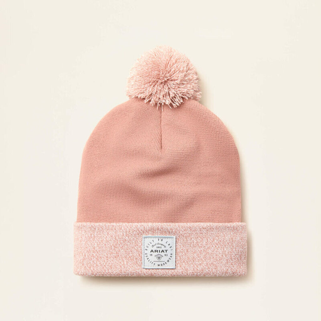 WMNS POM WATCH CAP BURL WOOD/ NATURAL